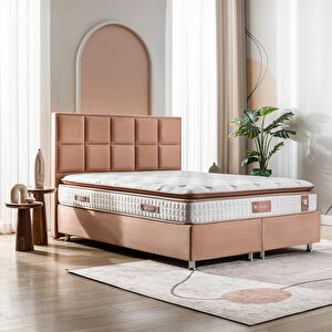 US. Sleeping Ultra Ortopedik Touch Brown Orijinal Pedli Yaylı Yatak (27Cm) 120X200 120x200 cm