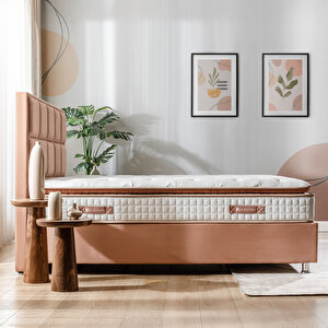 US. Sleeping Ultra Ortopedik Touch Brown Orijinal Pedli Yaylı Yatak (27Cm) 120X200 120x200 cm