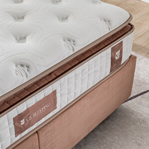 US. Sleeping Ultra Ortopedik Touch Brown Orijinal Pedli Yaylı Yatak (26Cm) 150X200