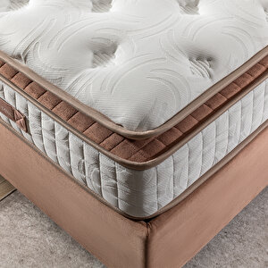 US. Sleeping Ultra Ortopedik Touch Brown Orijinal Pedli Yaylı Yatak (26Cm) 150X200