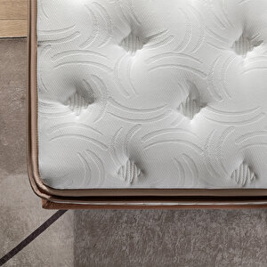 US. Sleeping Ultra Ortopedik Touch Brown Orijinal Pedli Yaylı Yatak (27Cm) 150X200