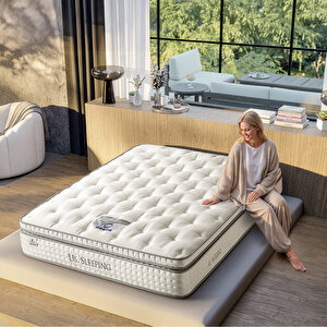 Ultra Ortopedik Lateks Throne Orijinal Pedli Torba Yaylı Yatak 33 Cm (±1) 140X200 140x200 cm