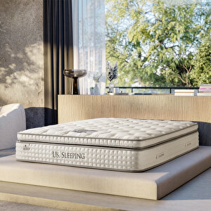 Ultra Ortopedik Lateks Throne Orijinal Pedli Torba Yaylı Yatak 33 Cm (±1) 140X200 140x200 cm
