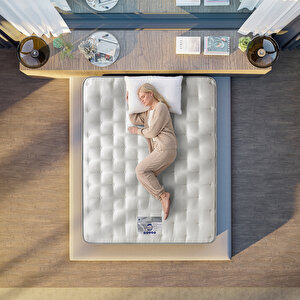 Ultra Ortopedik Lateks Throne Orijinal Pedli Torba Yaylı Yatak 33 Cm (±1) 140X200 140x200 cm