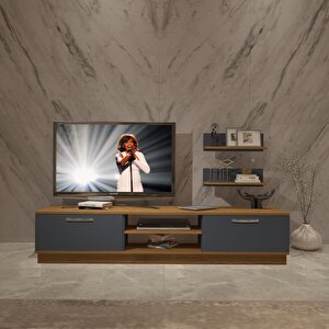 Eko 4b Mdf Dvd Tv Ünitesi Tv Sehpası Pera Antrasit