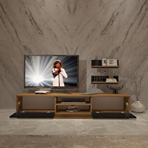 Eko 4b Mdf Dvd Tv Ünitesi Tv Sehpası Pera Siyah