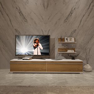 Eko 4 Mdf Std Tv Ünitesi Tv Sehpası Beyaz Pera