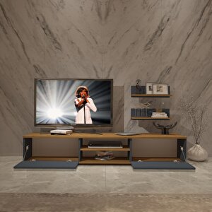 Eko 4 Mdf Dvd Tv Ünitesi Tv Sehpası Pera Antrasit