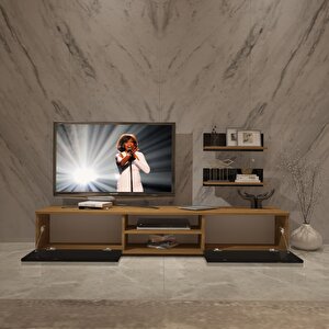 Eko 4 Mdf Dvd Tv Ünitesi Tv Sehpası Pera Siyah