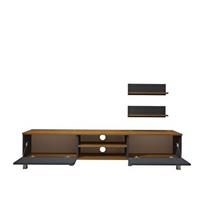 Eko 4 Mdf Dvd Krom Ayaklı Tv Ünitesi Tv Sehpası