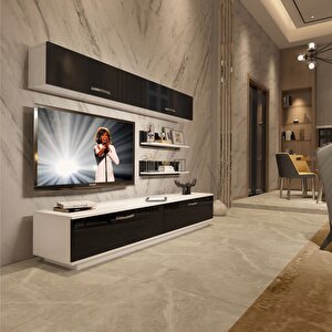 Eko 5b Slm Std Tv Ünitesi Tv Sehpası Beyaz - Siyah