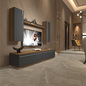 Eko 5d Mdf Std Tv Ünitesi Tv Sehpası Pera Antrasit