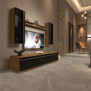 Eko 5d Mdf Std Tv Ünitesi Tv Sehpası Pera Siyah