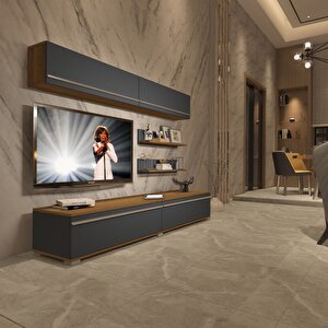 Eko 5 Mdf Std Tv Ünitesi Tv Sehpası Pera Antrasit