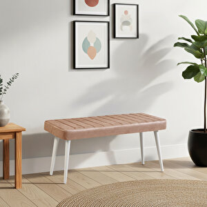 Stormi Bench Beyaz Soho Taş