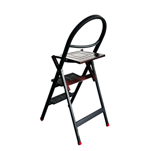 Merdiven Sandalye Katlanır Metal Merdiven 3 Basamaklı 8028