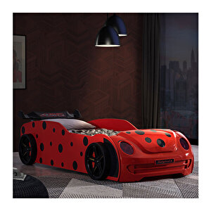 Arabalı Yatak,  Ladybird Ledli Rüzgarlıklı Arabalı Yatak