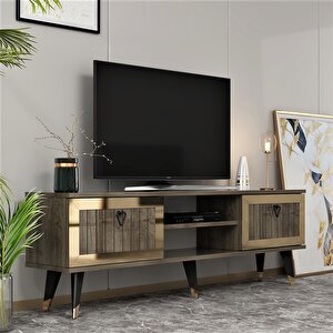 Lidya Tv Stand Ceviz-altin