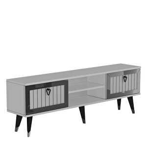 Lidya Tv Stand Beyaz-gümüş