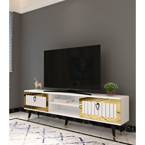 Lidya Tv Stand Beyaz-altin