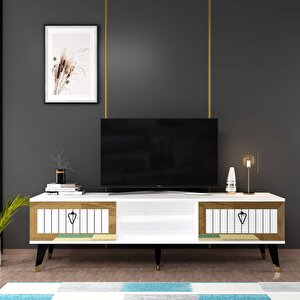 Lidya Tv Stand Beyaz-altin