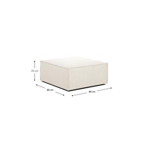 Mode Soft 3 Modül Köşe Koltuk Takımı Kırık Beyaz Keten Kumaş  (dairenize Teslim) Kırık Beyaz