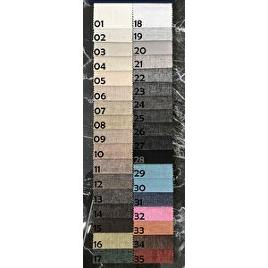 Mode Soft Orta Modül 01 Kırık Beyaz Keten Kumaş İşbir Sünger(dairenize Teslim) Kırık Beyaz