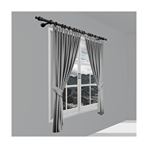 Metal Rustik Trend 28 mm Siyah 200 cm