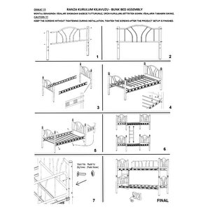 Argimo Zambak Yavrulu 3 Kişilik Metal Mavi Ranza 90x200