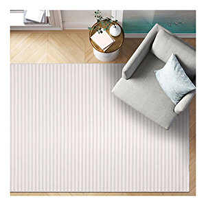 Alice Geometrik Desen Bej Halı 611401 160x230 cm