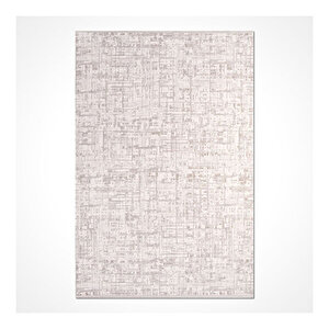 Ghost Krem Beyaz Moden Halı 616151 80x300 cm