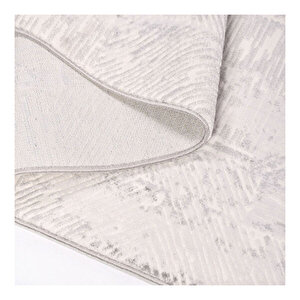 Sun Gri Beyaz Modern Halı 616550