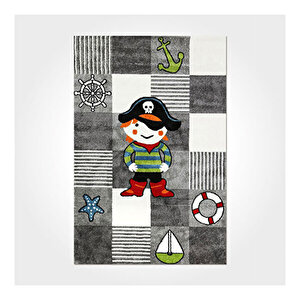 Print Gri Çocuk Odası Halısı 66063 200x290 cm