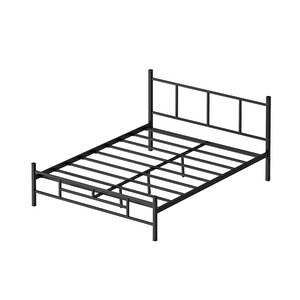 Defne Metal Karyola 140x190 Cm Siyah