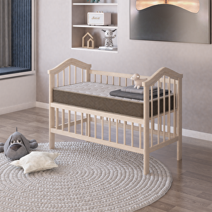 Bebek Yatağı, Basic Lux Bamboo Yaylı Bebek Yatağı 60x120 Cm