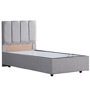 Defne Çift Kişilik Baza Başlık Comfort Yatak Seti Açık Gri 160x200 cm