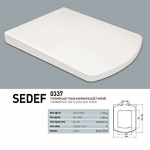 Turavit Plaza Beyaz Kanallı Asma Klozet Plz1710, Nkp Sedef Yavaş Kapak