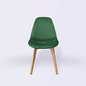 Dallas Ağaç Ayaklı, Yeşil Renk Sandalye Snd3022-yes Yeşil