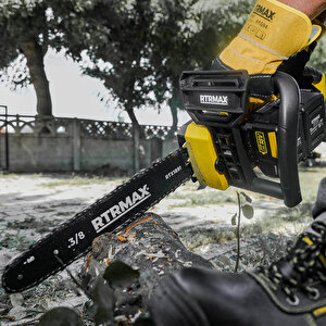 RTRMAX RTX1891 AKÜLÜ AĞAÇ KESME MOTORU 36V 35CM PALA 2x4 Ah AKÜ X-LION