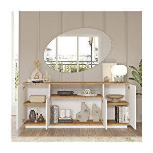 Loft Tv Ünitesi Konsol Sehpa 4lü Set