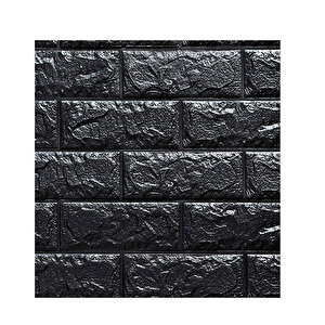 77x70 Siyah Tuğla Yap. Panel 6 Mm Tsn-04