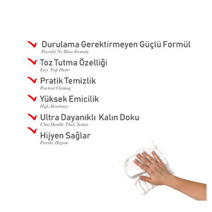 Cam Islak Mendil Kova 120'Li