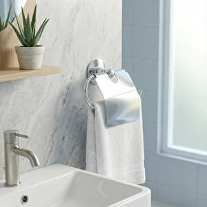 Krom Yapişkanli Geniş Kapakli Havluluk