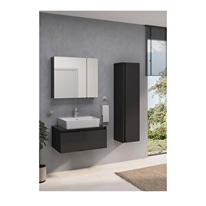 Nuo Tzg Lvd,80cm,1çek,p.antrsit,siyahcam