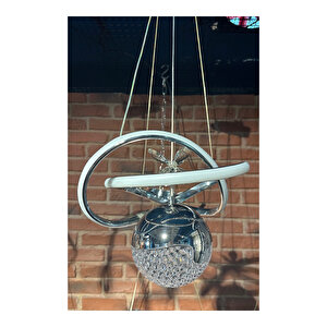 Pietra Led Avize 35 Cm Krom