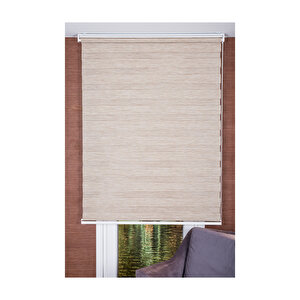 Bambu Zebra Perde Sütlü Kahve 80x200 cm