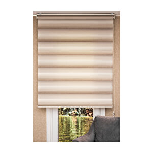 Zebra Stor Perde Kahverengi-Karamel 100x200 cm