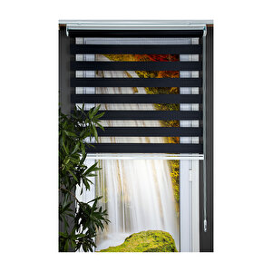 Zebra Stor Perde Siyah 120x200 cm