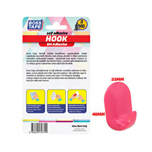Plastik Askı Pembe 4lü