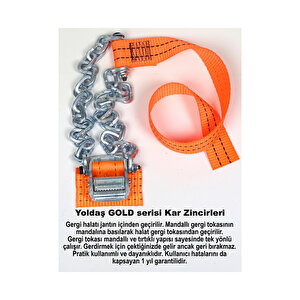 8'li Gold Kar Zinciri Seti